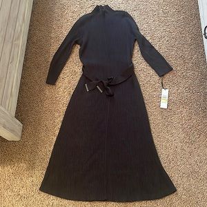 Calvin Klein long sleeve dress with belt